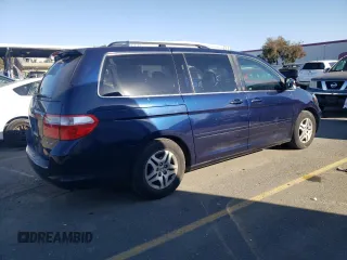 2005 Honda Odyssey EX-L with VIN 5FNRL38655B026224, listed as a Copart auction lot 42869625 with 188,332 mi miles and Salvage Title. Bid and sale history available at carsss.com. Image 3.