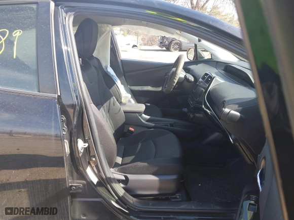 2019 Toyota Prius L Eco with VIN JTDKARFU1K3092063, listed as a IAAI auction lot 41745789 with 169,882 mi miles. Bid and sale history available at carsss.com. Image 5.