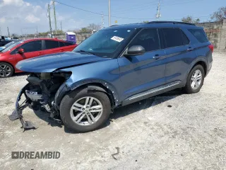 2020 Ford Explorer XLT with VIN 1FMSK7DH2LGB63641, listed as a Copart auction lot 50456645 with 55,147 mi miles and Non Repairable. Bid and sale history available at carsss.com. Image 1.