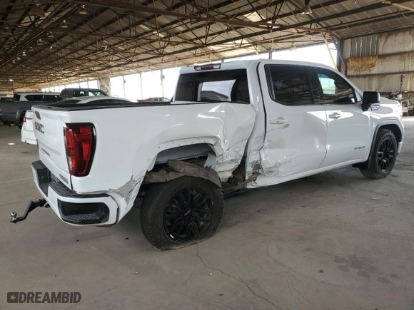 2022 GMC Sierra 1500 Limited Elevation with VIN 3GTP8CED3NG121080, listed as a Copart auction lot 67110024 with 44,362 mi miles and Salvage Title. Bid and sale history available at carsss.com. Image 3.