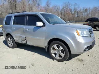 2013 Honda Pilot EX-L with VIN 5FNYF4H50DB502958, listed as a Copart auction lot 47458975 with 112,827 mi miles and Salvage Title. Bid and sale history available at carsss.com. Image 4.
