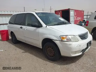 2000 Mazda MPV DX with VIN JM3LW28G2Y0127117, listed as a IAAI auction lot 41896562 with NaN miles. Bid and sale history available at carsss.com. Image 1.