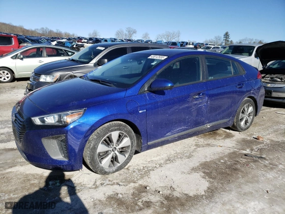 2019 Hyundai Ioniq Plug-In Hybrid with VIN KMHC65LD5KU162303, listed as a Copart auction lot 43012555 with NaN miles and Salvage Title. Bid and sale history available at carsss.com. Image 1.