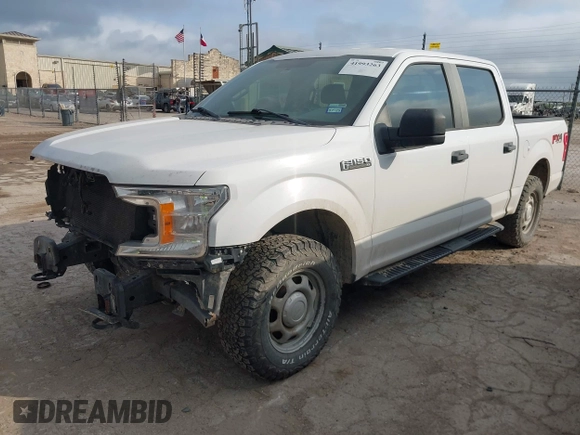 2018 Ford F-150 XL with VIN 1FTEW1E53JKE40749, listed as a IAAI auction lot 41993263 with 123,297 mi miles. Bid and sale history available at carsss.com. Image 19.