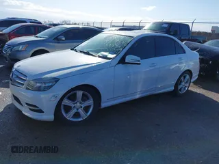 2011 Mercedes-Benz C-Class C 300 Sport with VIN WDDGF5EB9BR175906, listed as a IAAI auction lot 41719090 with 134,510 mi miles. Bid and sale history available at carsss.com. Image 2.