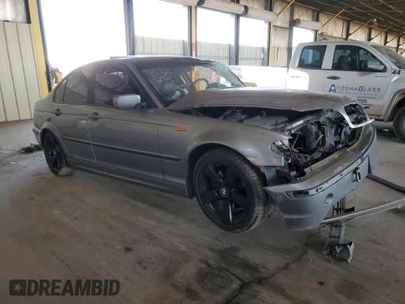 2004 BMW 3 Series 325i with VIN WBAET37404NJ82764, listed as a Copart auction lot 44070545 with 0 mi miles and Salvage Title. Bid and sale history available at carsss.com. Image 4.