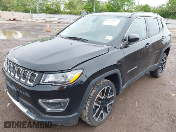 2017 Jeep Compass Limited z VIN 3C4NJDCB2HT628079, wystawiony jako IAAI lot #42209272 z przebiegiem 108 862 mil mil oraz . Historia ofert i sprzedaży dostępna na DreamBid. Obrazek 17.