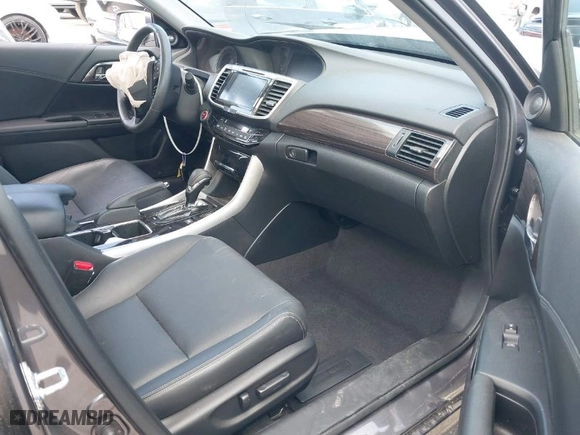 2017 Honda Accord Hybrid EX-L with VIN JHMCR6F55HC027812, listed as a IAAI auction lot 41550180 with 8,539 mi miles. Bid and sale history available at carsss.com. Image 5.