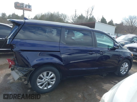 2018 Kia Sedona LX with VIN KNDMB5C15J6390850, listed as a IAAI auction lot 41667222 with 114,879 mi miles. Bid and sale history available at carsss.com. Image 13.