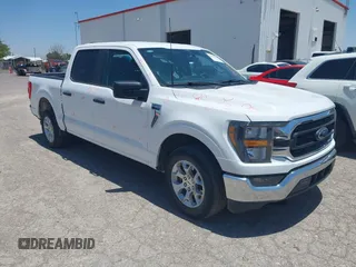 2023 Ford F-150 XL with VIN 1FTEW1C81PKD69556, listed as a IAAI auction lot 42503233 with 57,679 mi miles and . Bid and sale history available at DreamBid. Image 1.