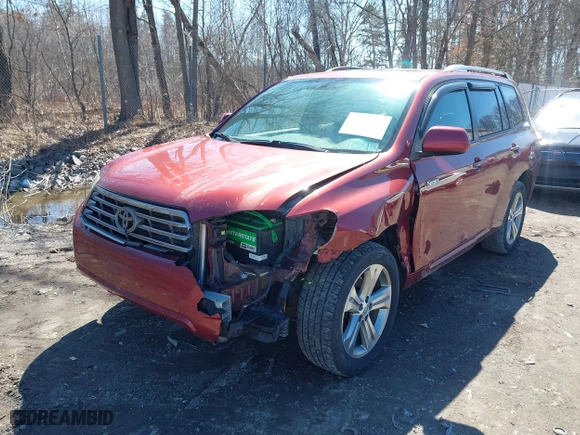 2009 Toyota Highlander Sport with VIN JTEES43A692116442, listed as a IAAI auction lot 41901241 with 316,874 mi miles. Bid and sale history available at carsss.com. Image 6.