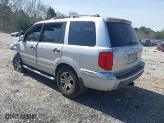 2005 Honda Pilot EX-L with RES with VIN 5FNYF18655B001847, listed as a IAAI auction lot 41874878 with 1 mi miles. Bid and sale history available at carsss.com. Image 3.