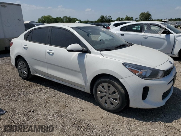 2020 Kia Rio S with VIN 3KPA24AD3LE349382, listed as a Copart auction lot 53283085 with 34,112 mi miles and Salvage Title. Bid and sale history available at carsss.com. Image 4.