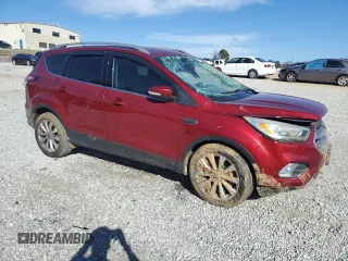 2017 Ford Escape Titanium with VIN 1FMCU0JDXHUD15309, listed as a Copart auction lot 46762215 with Not Provided miles and Salvage Title. Bid and sale history available at carsss.com. Image 4.