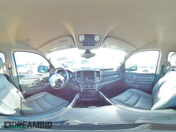 2020 Ram 1500 Big Horn with VIN 1C6RREBTXLN179888, listed as a Copart auction lot 43540855 with 104,048 mi miles and Salvage Title. Bid and sale history available at carsss.com. Image 13.