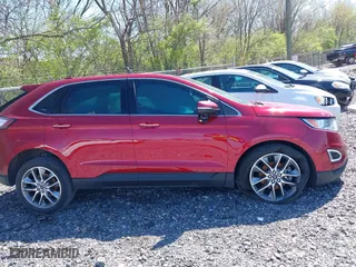 2017 Ford Edge Titanium with VIN 2FMPK3K83HBC34846, listed as a IAAI auction lot 41983258 with 154,376 mi miles. Bid and sale history available at carsss.com. Image 13.
