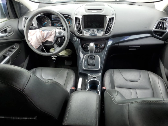 2013 Ford Escape Titanium with VIN 1FMCU9J98DUC09743, listed as a Copart auction lot 61308315 with 146,243 mi miles and Salvage title. Bid and sale history available at DreamBid. Image 8.
