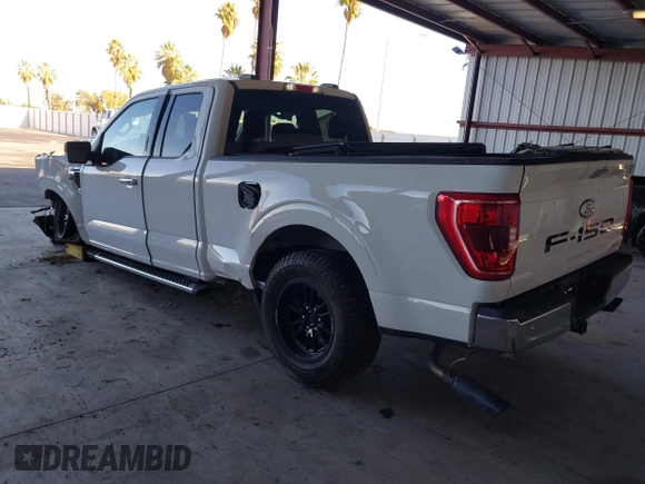 2022 Ford F-150 XL with VIN 1FTEX1C88NFA71511, listed as a IAAI auction lot 41503554 with 31,825 mi miles. Bid and sale history available at carsss.com. Image 3.