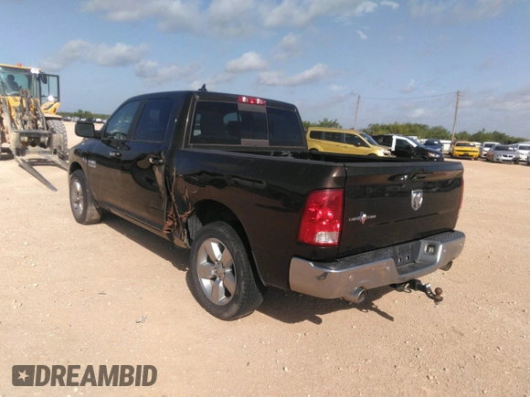 2014 Ram 1500 Big Horn with VIN 1C6RR6LT7ES229297, listed as a IAAI auction lot 42387218 with 99,811 mi miles and . Bid and sale history available at DreamBid. Image 3.