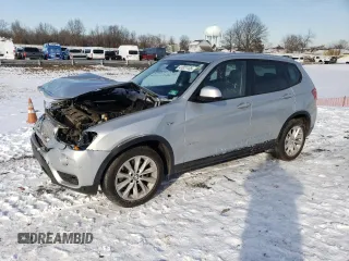 2015 BMW X3 xDrive28i with VIN 5UXWX9C51F0D50510, listed as a Copart auction lot 41821105 with 111,786 mi miles and Salvage Title. Bid and sale history available at carsss.com. Image 1.