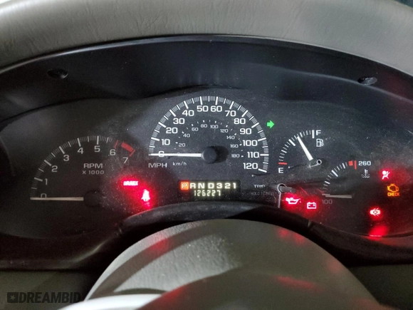 1998 Chevrolet Malibu LS with VIN 1G1NE52M3W6152664, listed as a Copart auction lot 44982485 with 126,227 mi miles and Salvage Title. Bid and sale history available at carsss.com. Image 9.