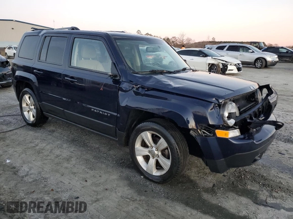 2014 Jeep Patriot Latitude with VIN 1C4NJPFBXED771229, listed as a Copart auction lot 84283034 with 136,340 mi miles and Non Repairable. Bid and sale history available at carsss.com. Image 4.
