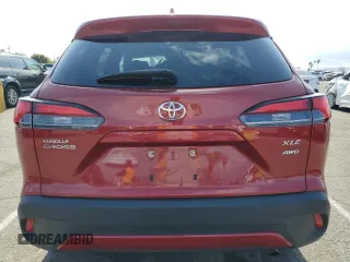 2023 Toyota Corolla Cross XLE with VIN 7MUDAABG5PV054275, listed as a Copart auction lot 54573835 with 42,003 mi miles and Salvage title. Bid and sale history available at DreamBid. Image 6.
