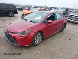 2025 Toyota Corolla LE with VIN 5YFB4MDE9SP246466, listed as a IAAI auction lot 41523599 with 3,200 mi miles. Bid and sale history available at carsss.com. Image 2.