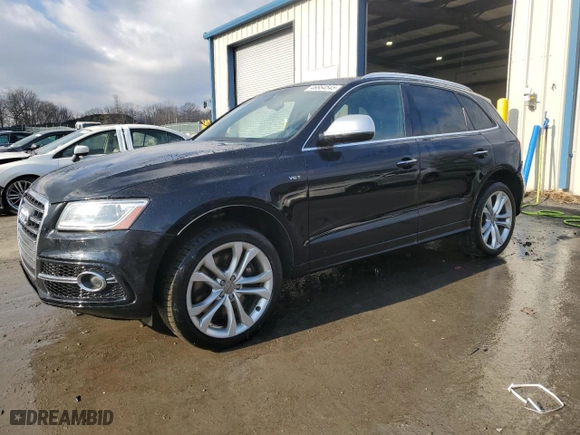 2016 Audi SQ5 Premium Plus with VIN WA1CCAFP3GA009787, listed as a Copart auction lot 46664545 with 69,409 mi miles and Salvage Title. Bid and sale history available at carsss.com. Image 1.
