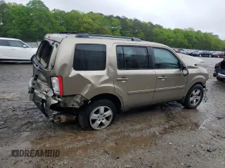 2011 Honda Pilot EX-L with VIN 5FNYF3H70BB048851, listed as a Copart auction lot 51901745 with Not Provided miles and Non Repairable. Bid and sale history available at DreamBid. Image 3.