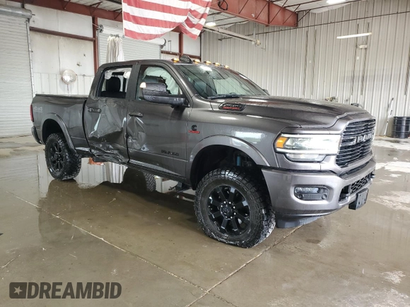 2020 Ram 2500 Laramie with VIN 3C6UR5FL0LG192484, listed as a Copart auction lot 59670435 with 41,210 mi miles and Salvage title. Bid and sale history available at DreamBid. Image 4.