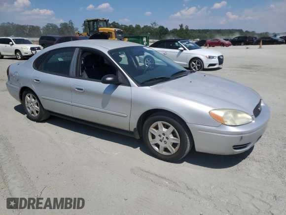 2005 Ford Taurus SE with VIN 1FAFP53U85A272630, listed as a Copart auction lot 61852075 with 196,108 mi miles and Clean title. Bid and sale history available at DreamBid. Image 4.