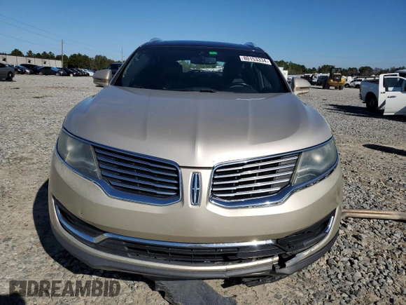 2017 Lincoln MKX Reserve with VIN 2LMPJ6LR0HBL10796, listed as a Copart auction lot 80153334 with 107,985 mi miles and Salvage Title. Bid and sale history available at carsss.com. Image 5.
