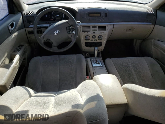 2007 Hyundai Sonata GLS with VIN 5NPET46C37H291788, listed as a Copart auction lot 52166515 with 169,254 mi miles and Clean Title. Bid and sale history available at DreamBid. Image 8.