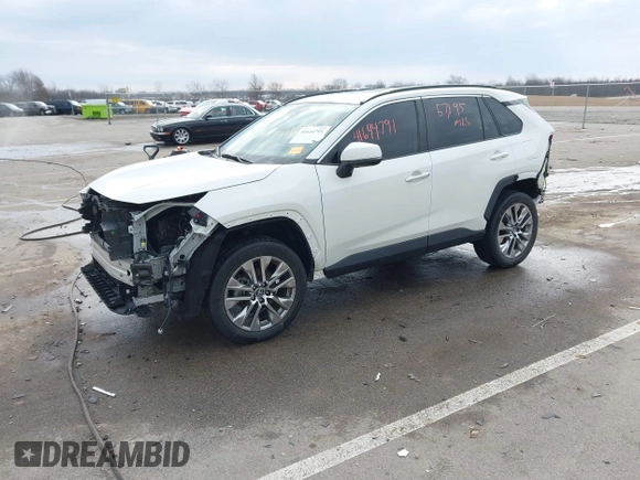 2019 Toyota RAV4 Limited with VIN 2T3N1RFVXKW071165, listed as a IAAI auction lot 41644791 with 57,195 mi miles. Bid and sale history available at carsss.com. Image 22.