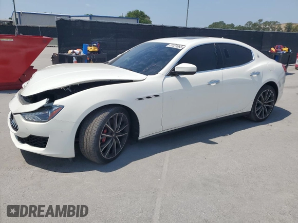 2019 Maserati Ghibli z VIN ZAM57XSA6K1319461, wystawiony jako Copart lot #57321665 z przebiegiem Nie podano mil oraz Tytuł czysty. Historia ofert i sprzedaży dostępna na DreamBid. Obrazek 1.