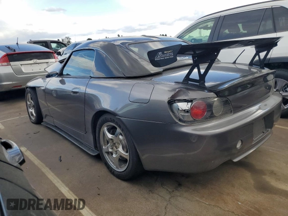 2003 Honda S2000 с VIN JHMAP11433T001832, выставлен на аукционе Copart как лот 79048274 с пробегом 97 309 миль миль и Списание • Salvage title. История ставок и продаж доступна на DreamBid. Изображение 2.