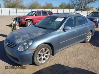 2006 Infiniti G35 with VIN JNKCV51E86M516029, listed as a IAAI auction lot 41518044 with 189,100 mi miles and . Bid and sale history available at DreamBid. Image 2.