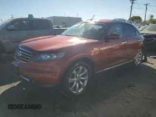 2006 Infiniti FX35 with VIN JNRAS08WX6X205462, listed as a Copart auction lot 75067994 with 139,231 mi miles and Salvage Title. Bid and sale history available at carsss.com. Image 1.