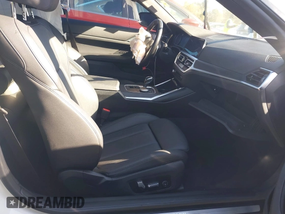 2021 BMW 4 Series 430i with VIN WBA53AP06MCG36919, listed as a IAAI auction lot 41863554 with 33,556 mi miles and . Bid and sale history available at DreamBid. Image 5.