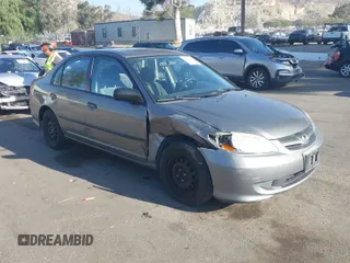2005 Honda Civic VP with VIN 1HGES16325L010379, listed as a IAAI auction lot 41993109 with 124,756 mi miles and . Bid and sale history available at carsss.com. Image 1.