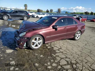 2006 Mercedes-Benz C 230 Sport with VIN WDBRF52H16F781671, listed as a Copart auction lot 50210325 with Not Provided miles and Salvage Title. Bid and sale history available at carsss.com. Image 1.
