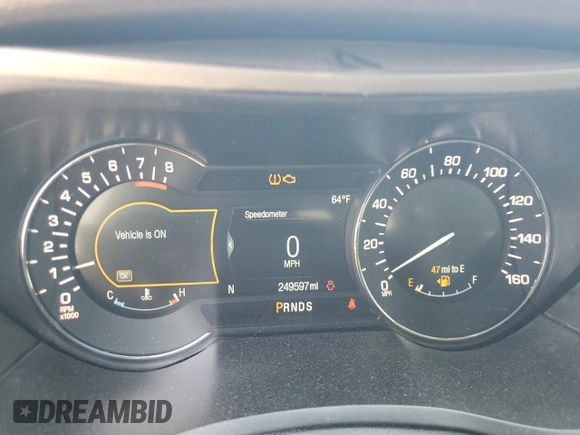 2017 Lincoln MKZ Select with VIN 3LN6L5CC6HR614899, listed as a Copart auction lot 51464985 with 249,597 mi miles and Clean title. Bid and sale history available at DreamBid. Image 9.