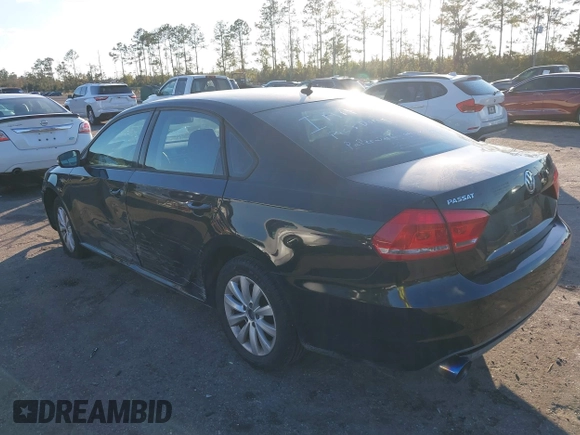 2013 Volkswagen Passat S with VIN 1VWAP7A3XDC005323, listed as a IAAI auction lot 40948885 with 133,447 mi miles and . Bid and sale history available at DreamBid. Image 3.