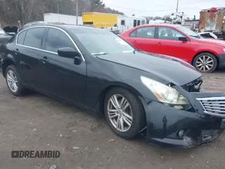 2011 Infiniti G25 Sedan x with VIN JN1DV6AR3BM650071, listed as a IAAI auction lot 42018851 with 154,868 mi miles. Bid and sale history available at carsss.com. Image 1.