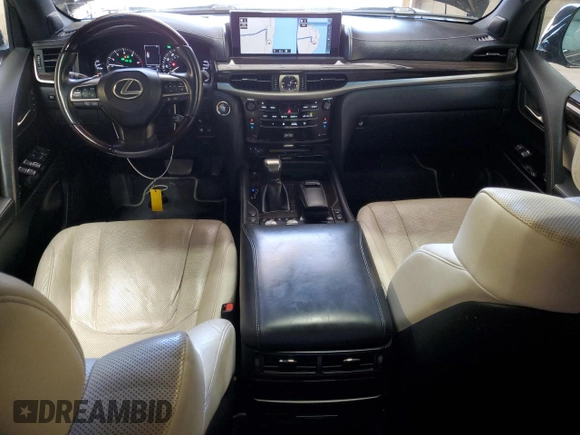 2019 Lexus LX with VIN JTJHY7AX0K4292290, listed as a Copart auction lot 53804435 with 29,171 mi miles and Salvage Title. Bid and sale history available at carsss.com. Image 8.