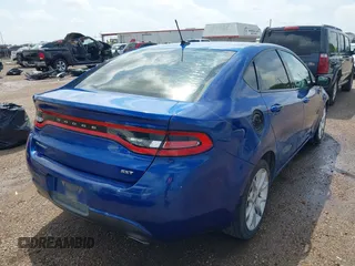 2013 Dodge Dart SXT with VIN 1C3CDFBA2DD337072, listed as a IAAI auction lot 41896216 with 169,618 mi miles. Bid and sale history available at carsss.com. Image 4.