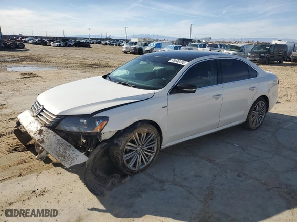 2015 Volkswagen Passat 1.8T SE w/Sunroof & Nav with VIN 1VWBT7A36FC080362, listed as a Copart auction lot 49840165 with 0 mi miles and Salvage Title. Bid and sale history available at carsss.com. Image 1.