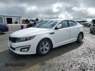 2015 Kia Optima LX with VIN 5XXGM4A77FG383822, listed as a Copart auction lot 56416945 with 85,885 mi miles and Salvage title. Bid and sale history available at DreamBid. Image 1.
