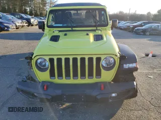 2022 Jeep Wrangler Unlimited Rubicon z VIN 1C4HJXFN4NW244038, wystawiony jako Copart lot #87279694 z przebiegiem Nie podano mil oraz Nie do naprawy • Non repairable. Historia ofert i sprzedaży dostępna na DreamBid. Obrazek 5.